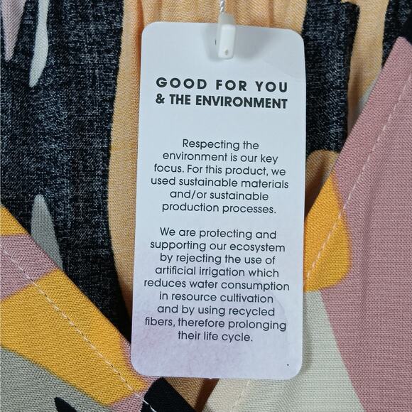 Lascana for Venus Maxi Dress XL Colorful Dress Elastic Waist Yellow and Black - Picture 9 of 12